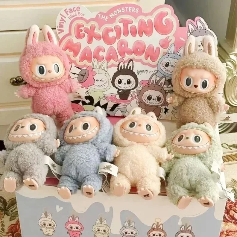 Authentic POP MART Macaron Labubu Toys - Blind Box Fun