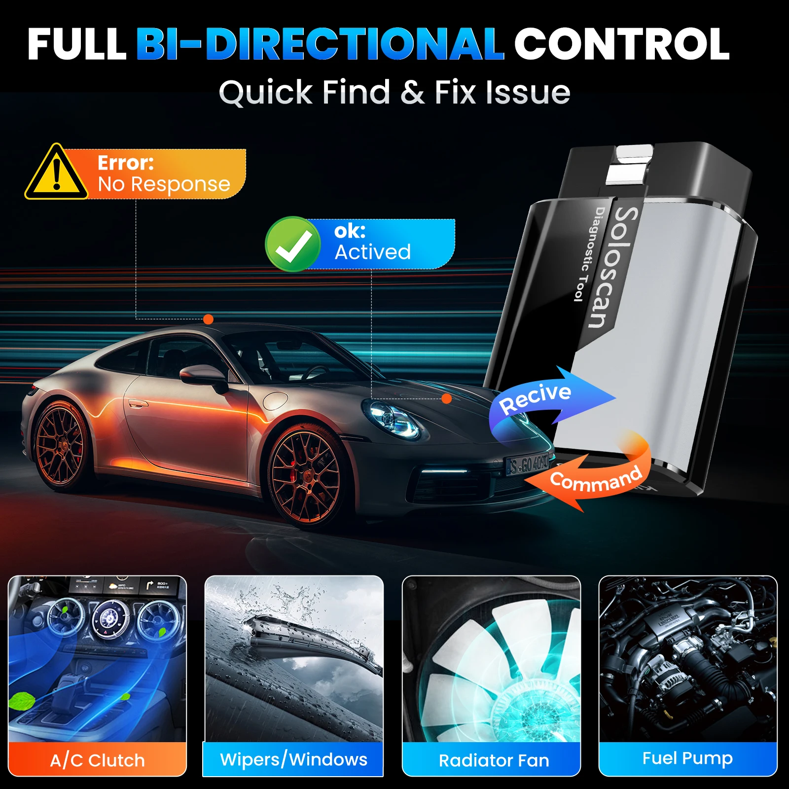 Scanner automobilistico professionale Kingbolen Soloscan per Toyota con aggiornamento gratuito a vita_voghion.com
