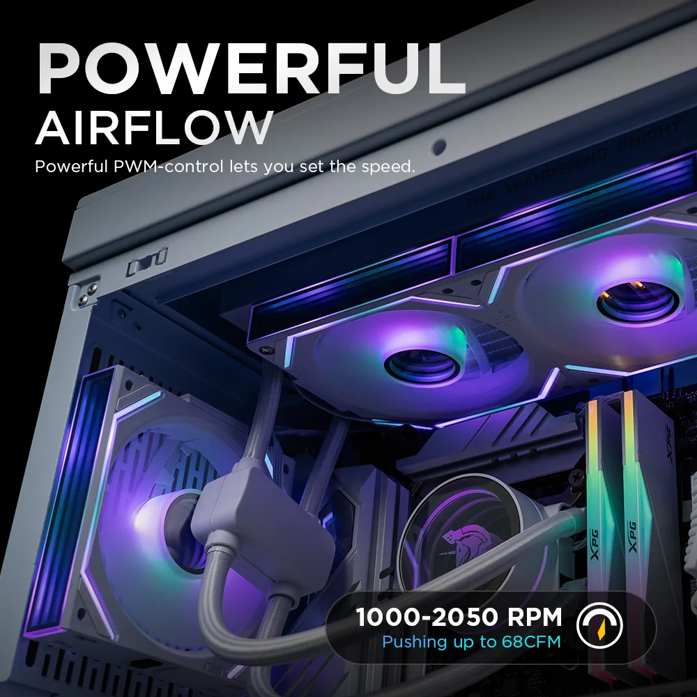 Asiahorse 120mm ARGB PC Case Fans - Efficient Cooling for Custom