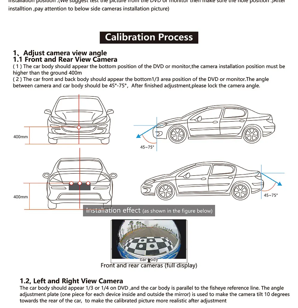 720p 1080p dvr 3d pássaro vista panorâmica sensor de estacionamento 360  câmera do carro para estacionamento reserva condução