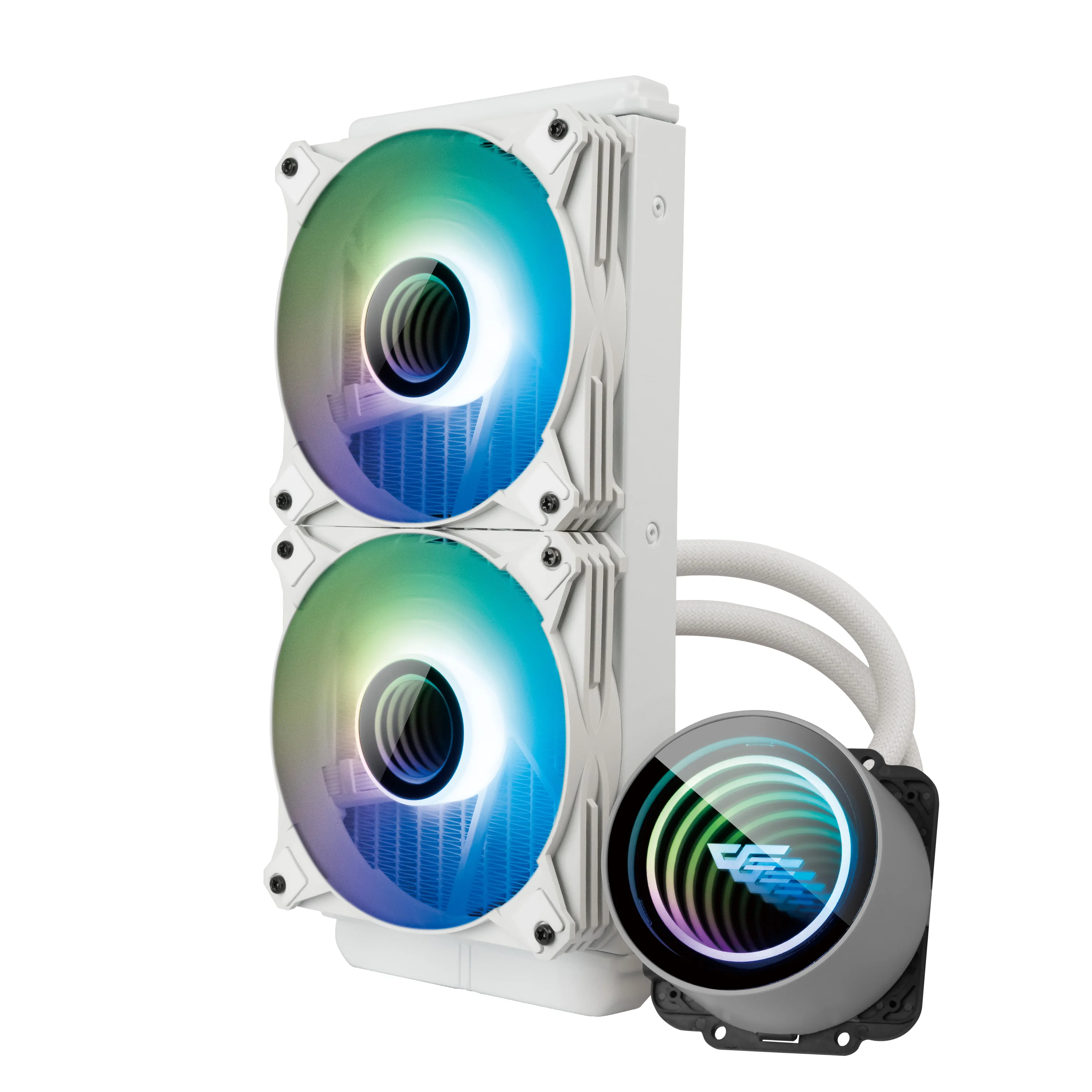Darkflash DXV2 PC Case Water Cooling Computer CPU Fan RBG Cpu Cooler Liquid Water Cooling Support Z690 12th Gen Intel  LGA 1700