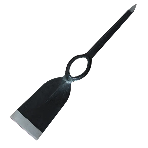 Heavy-Duty Stainless Steel Pickaxe with Reinforced Handle for Rock Breaking and Excavation in Mining Operations
