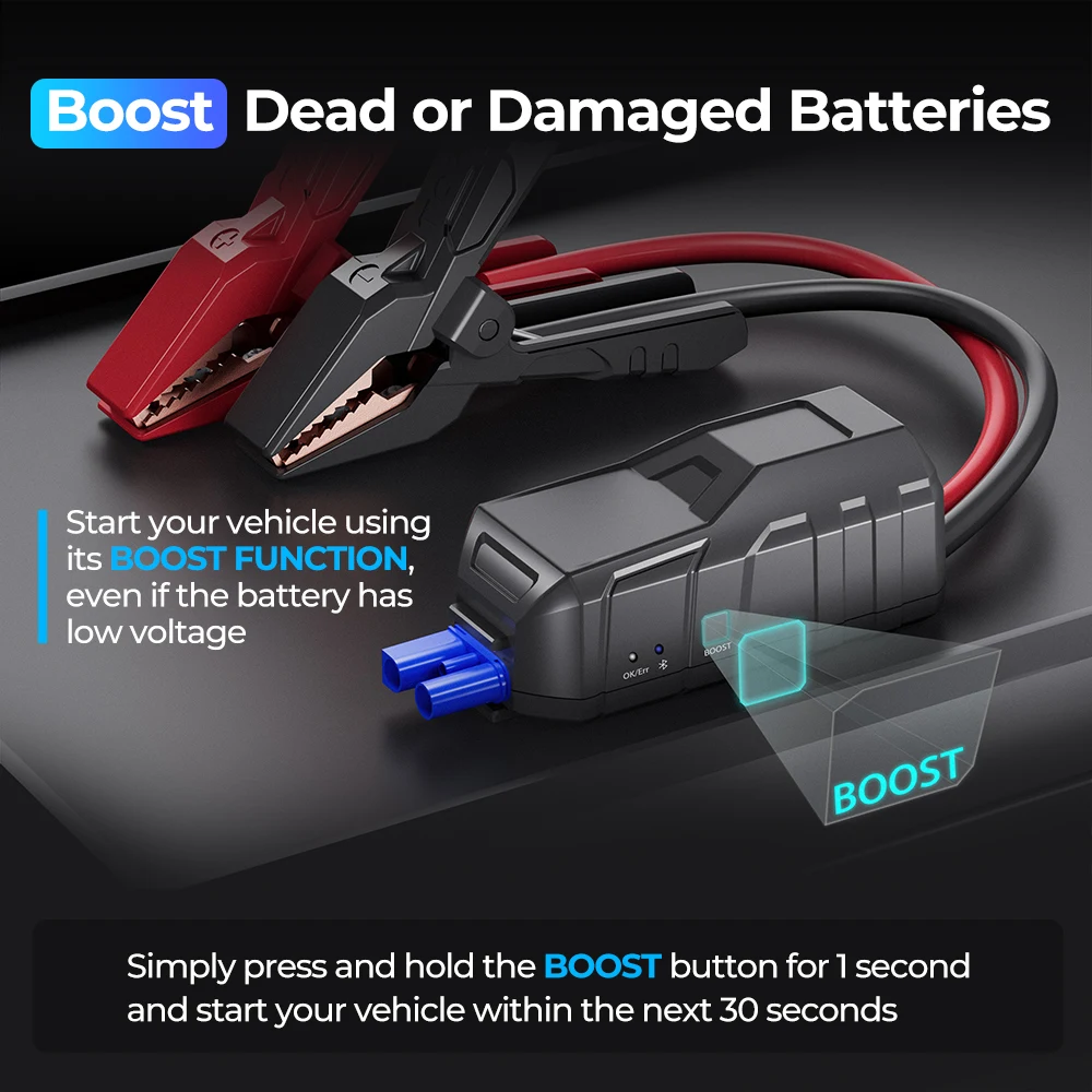 boost box price 1,000 Amp (12v) Vehicle Tractor ATV / UTV Jump Starter Box Booster Pac –  SeatHaus main image 1
