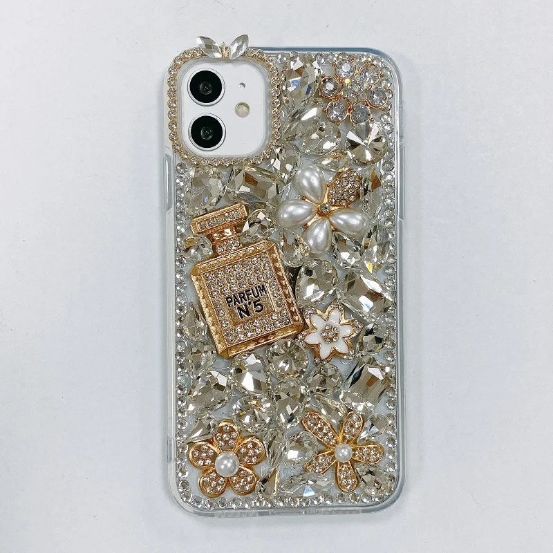 iPhone 6 Case, Luxury Phone Case Diamond Perfume Bottle Style