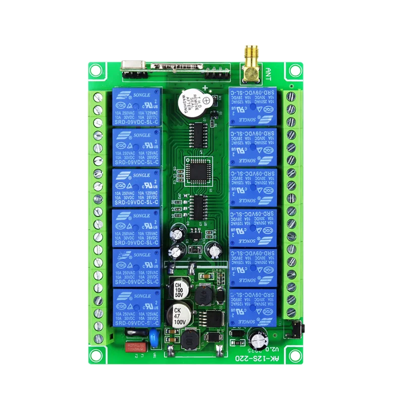 12 Channel Wireless Remote Control Switch 433MHz 315MHz Remote Controller for Led Light Gate Industrial Control