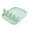 Rounded edge kitchen pot lid holder/light green