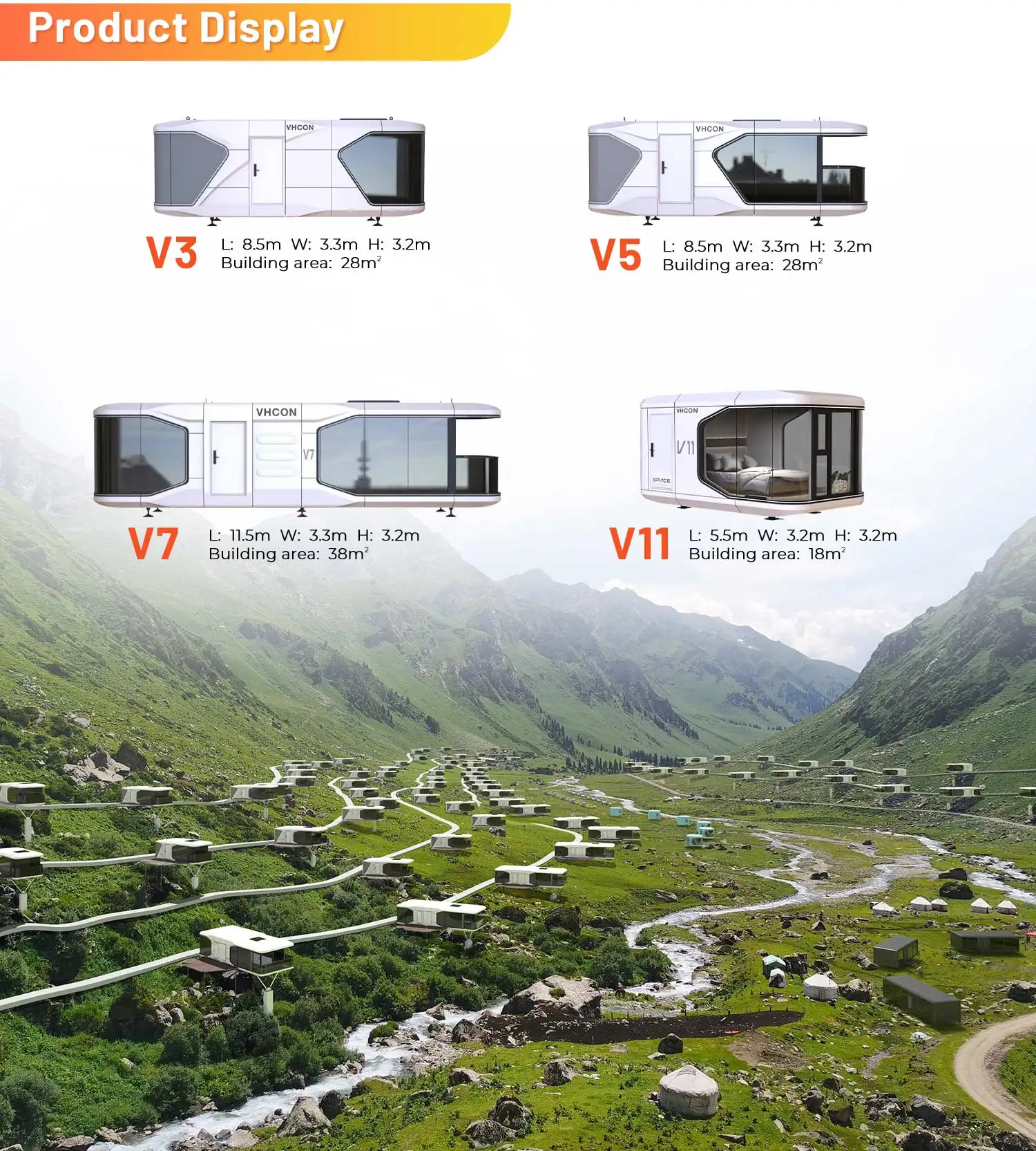 Quality Guarantee Dependable Performance House Space Capsule Cabin House Tiny Mobile Modular