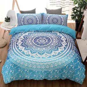 National Style Design Ultra Thin Smooth Skin-Friendly Customized Comforter Quilt Duvet Cover Bedding Set