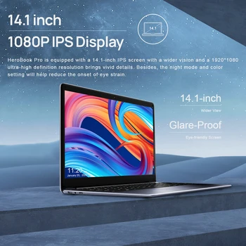 Latest CHUWI HeroBook Pro Laptop Win11 Dual Core 8GB RAM 256GB SSD