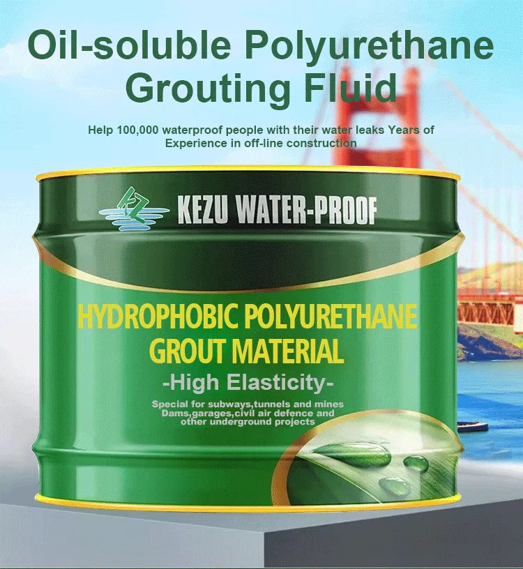 Repair Of Concrete Leakage With Single Component Spray Pu Grouting