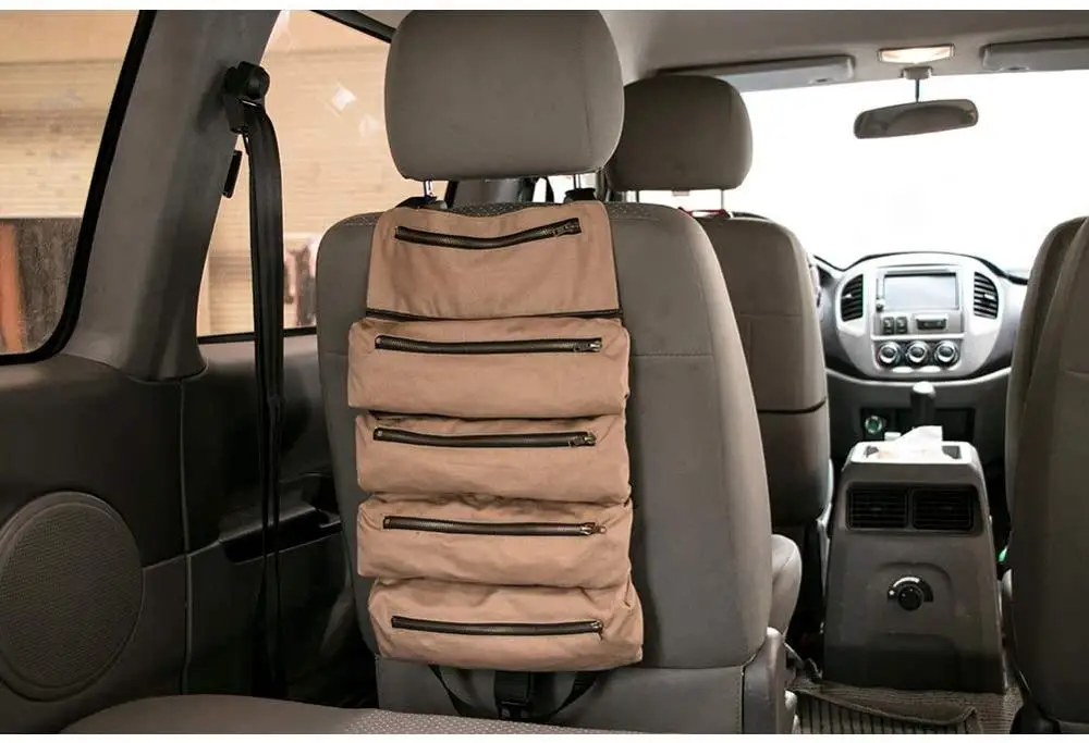 Custom Logo Nylon Canvas Leather Polyester Handle Large Folding Multi Plumber Heavy Duty Roll up Electrician Tool Bag