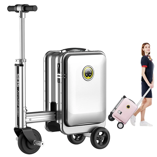 Airwheel Classic Pattern Cheap Design PVC Soft Suitcase Travel Style Luggage Bags Sets