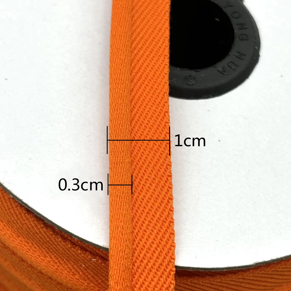 Polyester Piping Cord for Garment Edge Decoration Woven Piping Tape Webbing for Sewing Pillows