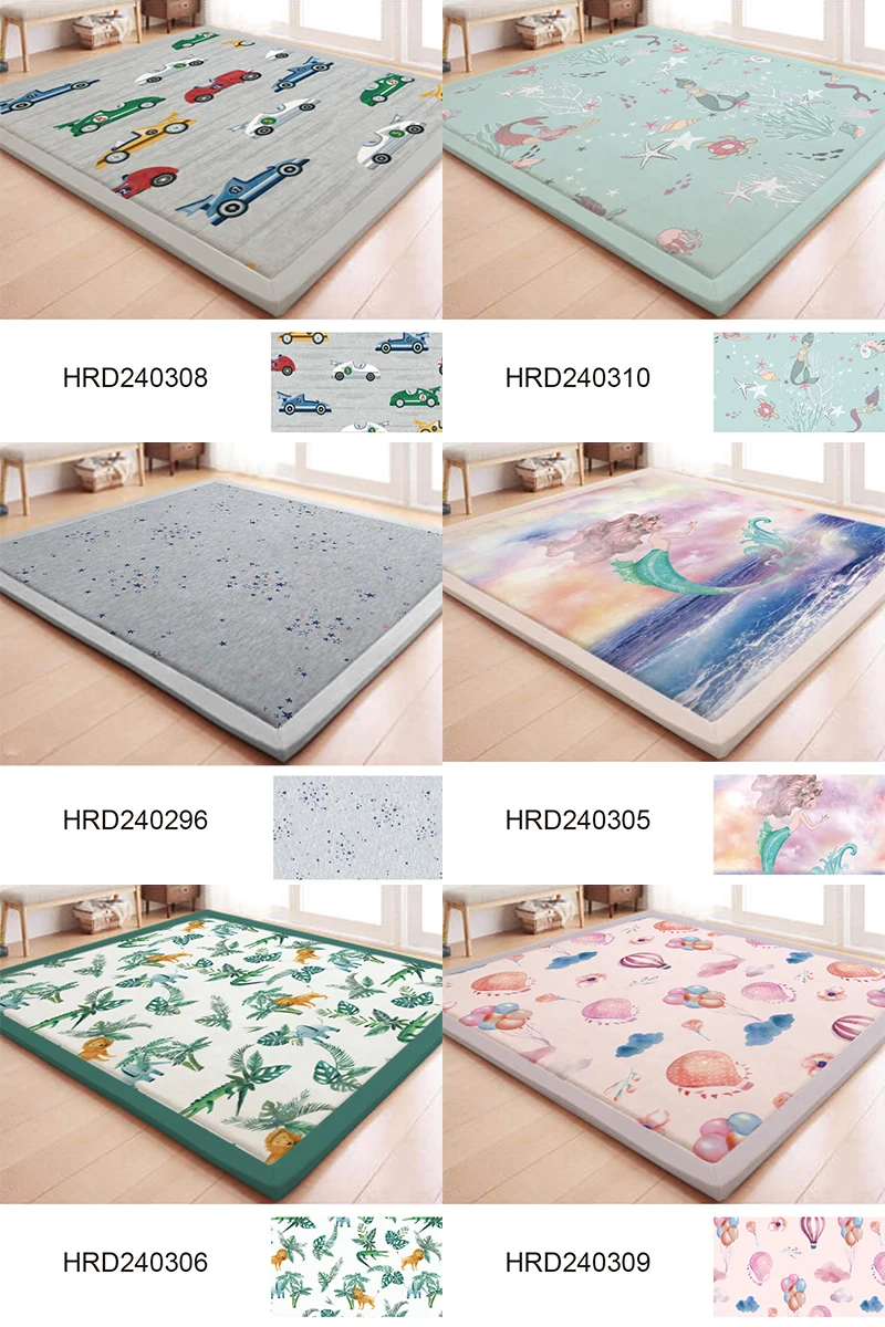 Japanese Kids Play Mat Tatami Mat Area Rug - Memory Foam
