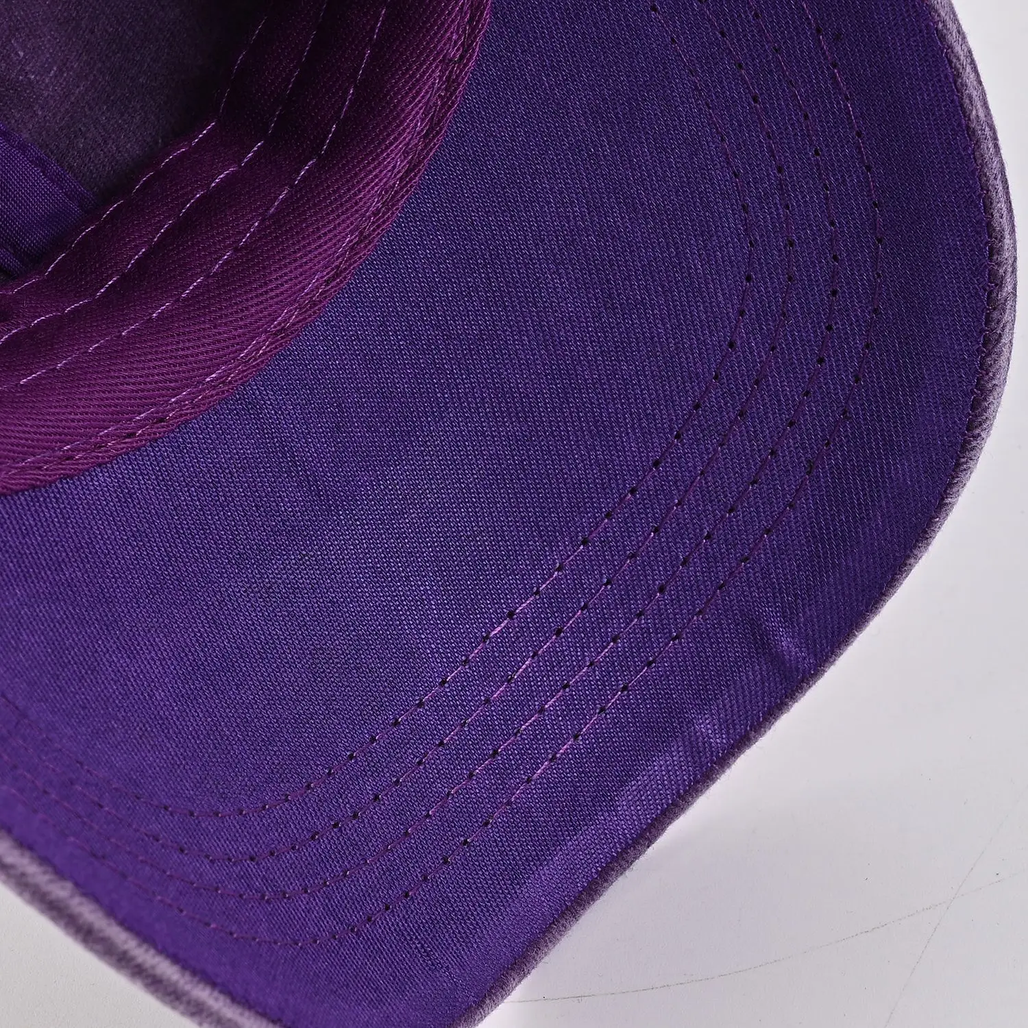 High quality solid color washed cotton baseball cap, denim fabric, flat patterned unstructured men