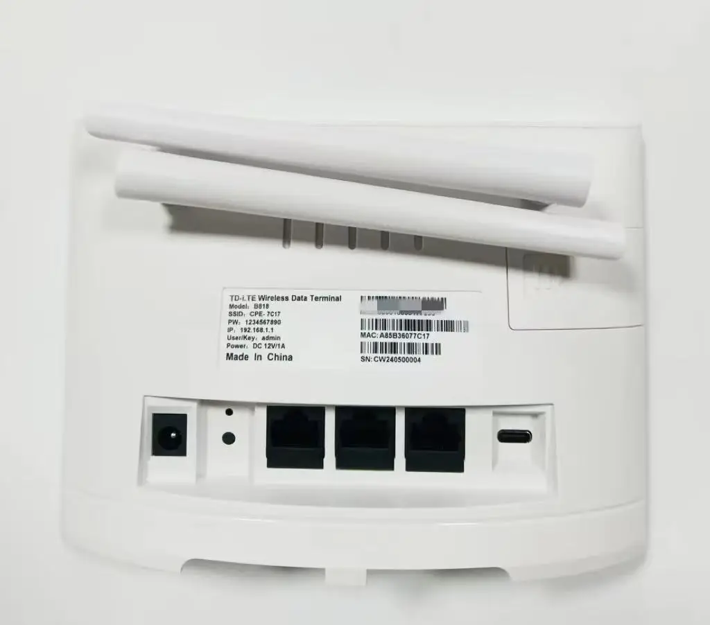 T-elek B818 4G LTE CPE Router - 300mbps Wi-Fi Modem