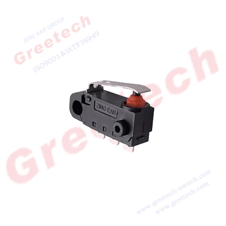 Microswitch Ip67 Miniature Snap Action Momentary Switch With Lever Spdt ...