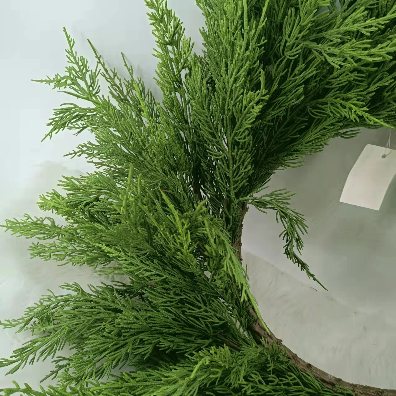 folta Cedro Cone Cipresso Artificiale conifera Topiary Trees 1,2 m Verde Leaf Foglia Coppia di 120 cm 