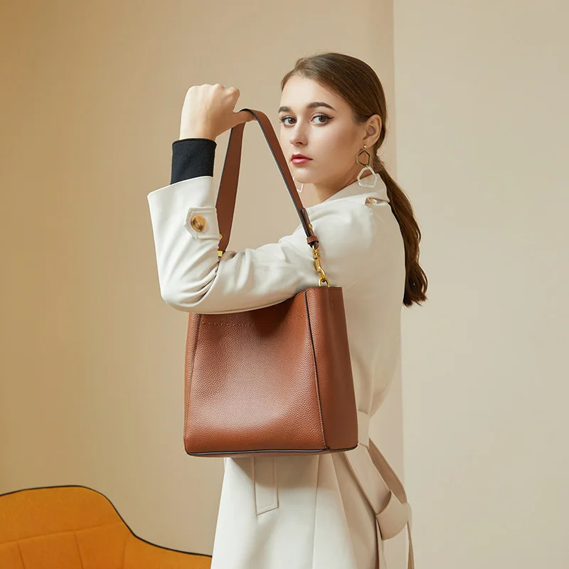 Leather Ladies Shoulder Bag Hand Handbags Women Wholesale Shoulder Leather Messenger Hand Bags for Women