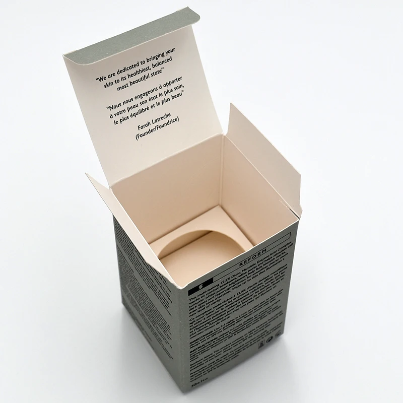 Custom Luxury Logo Cardboard Candle Gift Packaging Folding Box Recycled Materials Embossed and Matt Laminated factory