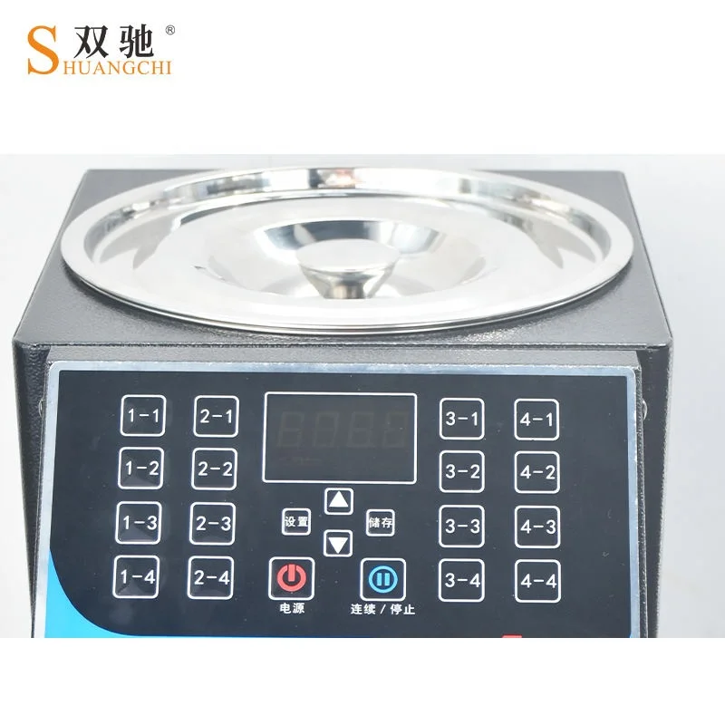 7.5L Fully Automatic Bubble Tea Syrup Dispenser 16 Grid Fructose Quantitative Machine for Bakery Use