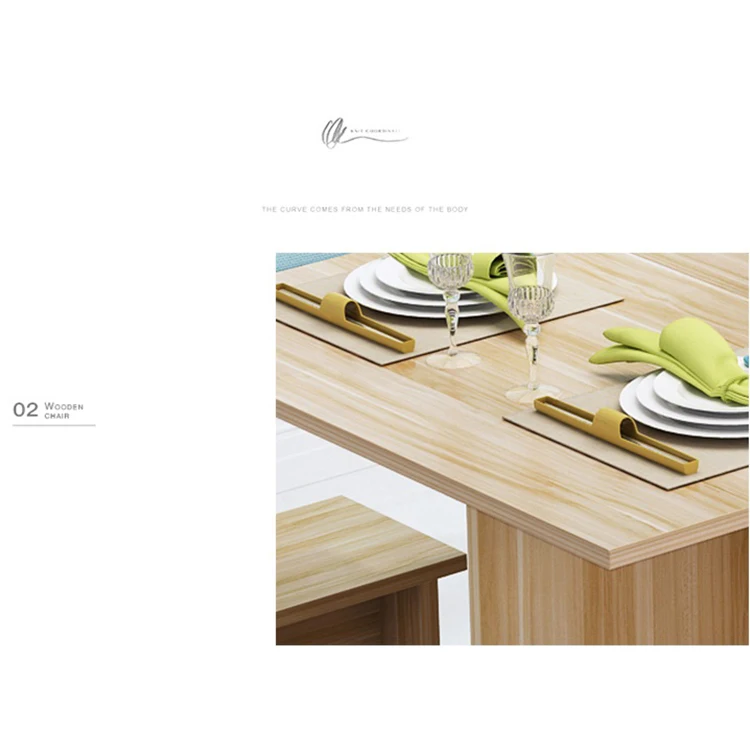 Household Small-Sized Rectangular Folding Dining Table