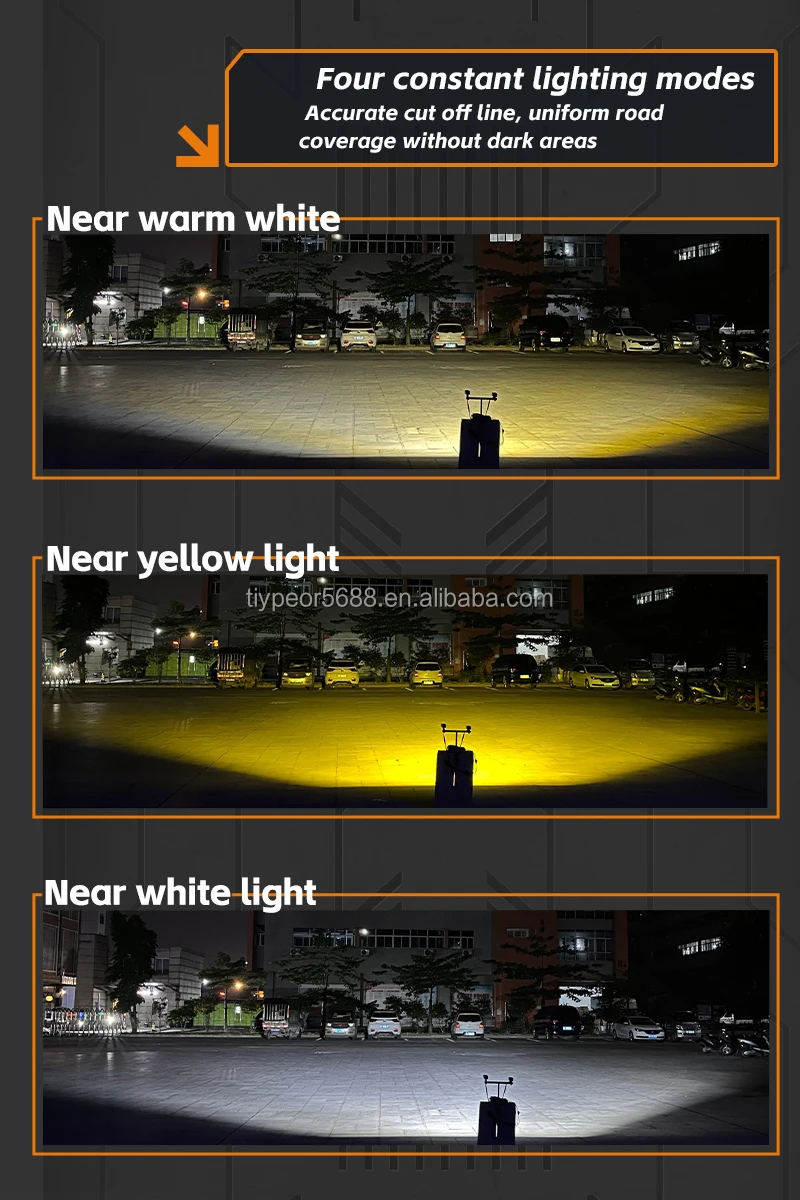 product tiypeor motorcycle wireless switch high quality cnc aluminum 60w auxiliary tangent line driving spotlight fog light 7000lm-9