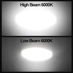 Новый Дальний и ближний свет Infitary 20 Вт 1 25 дюйма линзы проектора двухцветные мини-фары дальнего света противотуманные фары H6 BA20D для мотоцикла H4