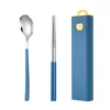 Completo blu da 2 pezzi