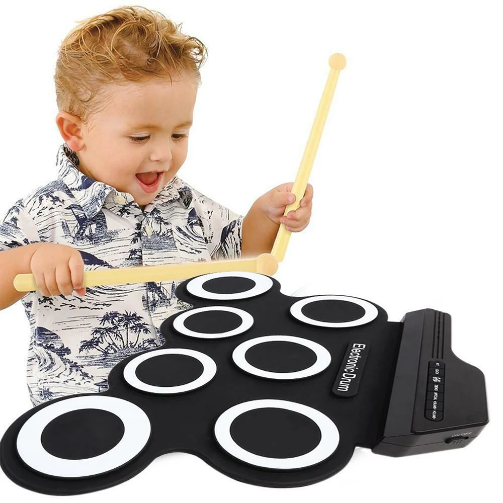 Electronic Drum Mat Kit Educational Percussion Toy