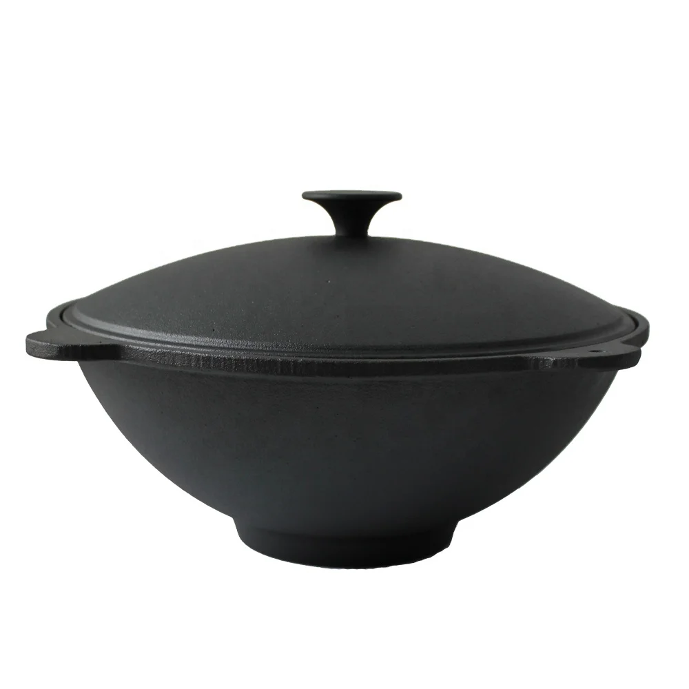 Wok ASIA 15 liters with cast iron lid Kazan Cooking Pot Camping - Germany,  New - The wholesale platform