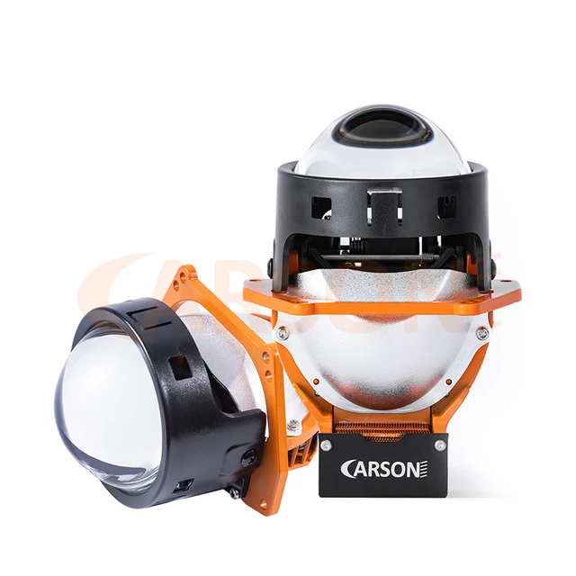 Carson CS9pro Three Reflectors Design 70W/80W High Power With Copper Fins Bi LED Lens For Auto Headlights