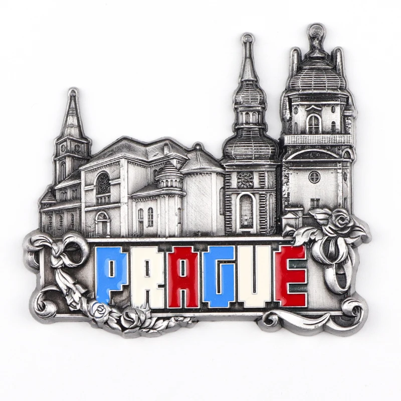 Factory Customized Design World Country City Tourist Souvenir 3D Metal Fridge Magnet