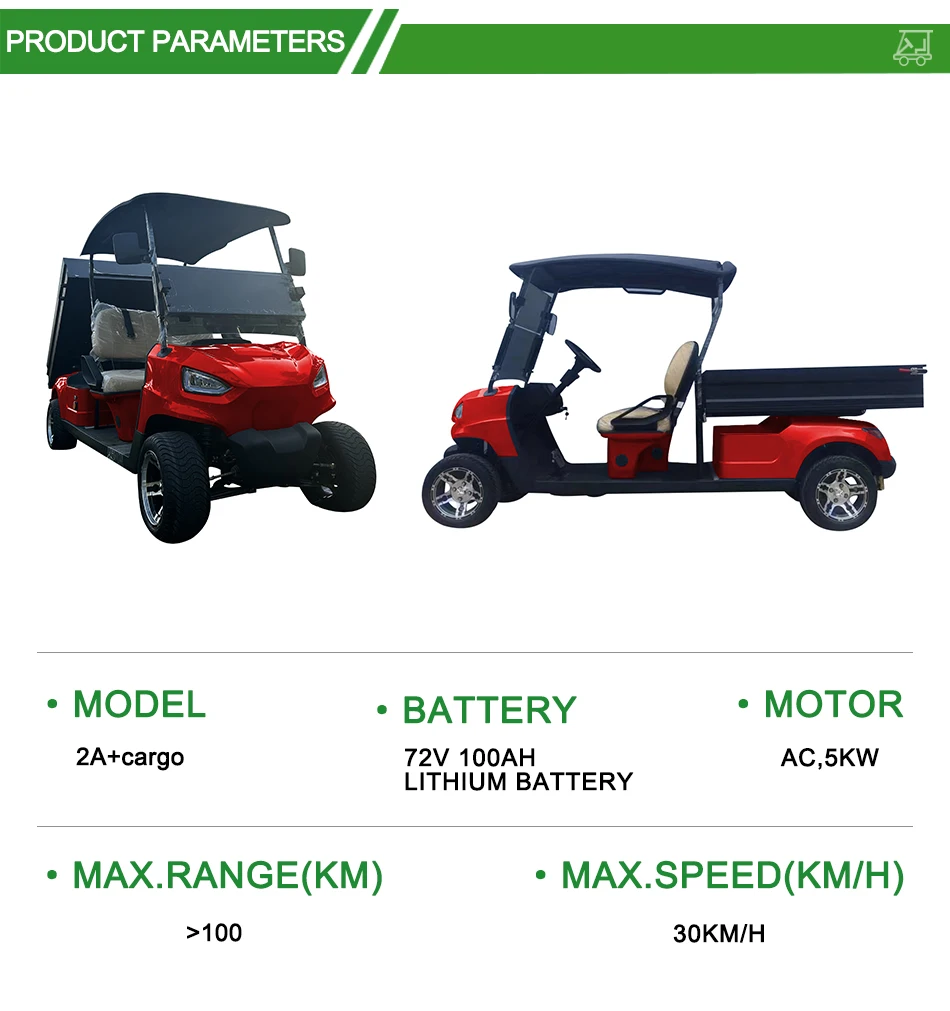 Two Seater Electric Golf Cart With Cargo Box Dot Approved Buy Golf