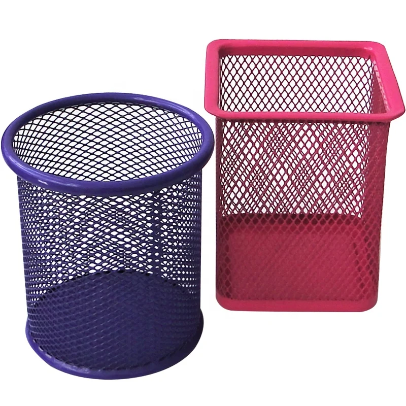 Cheap Wholesale Stationery Office Black Blue Pink Basics Wire Mesh