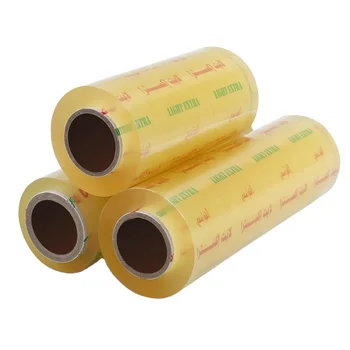 China Manufacture 100% Safe Food Grade Wrap Eco Plastic Roll Pvc Cling Film