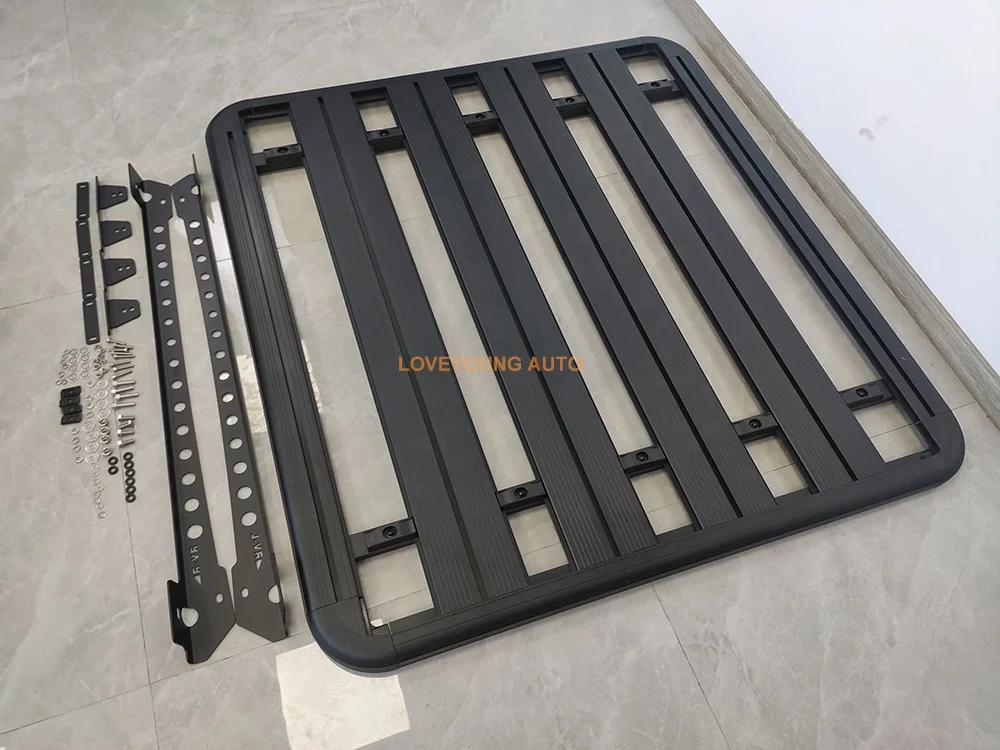 Universal Aluminum Platform Car Roof Rack Cargo Carrier for Toyota Land Cruiser 4Runner Jeep Wrangler JK