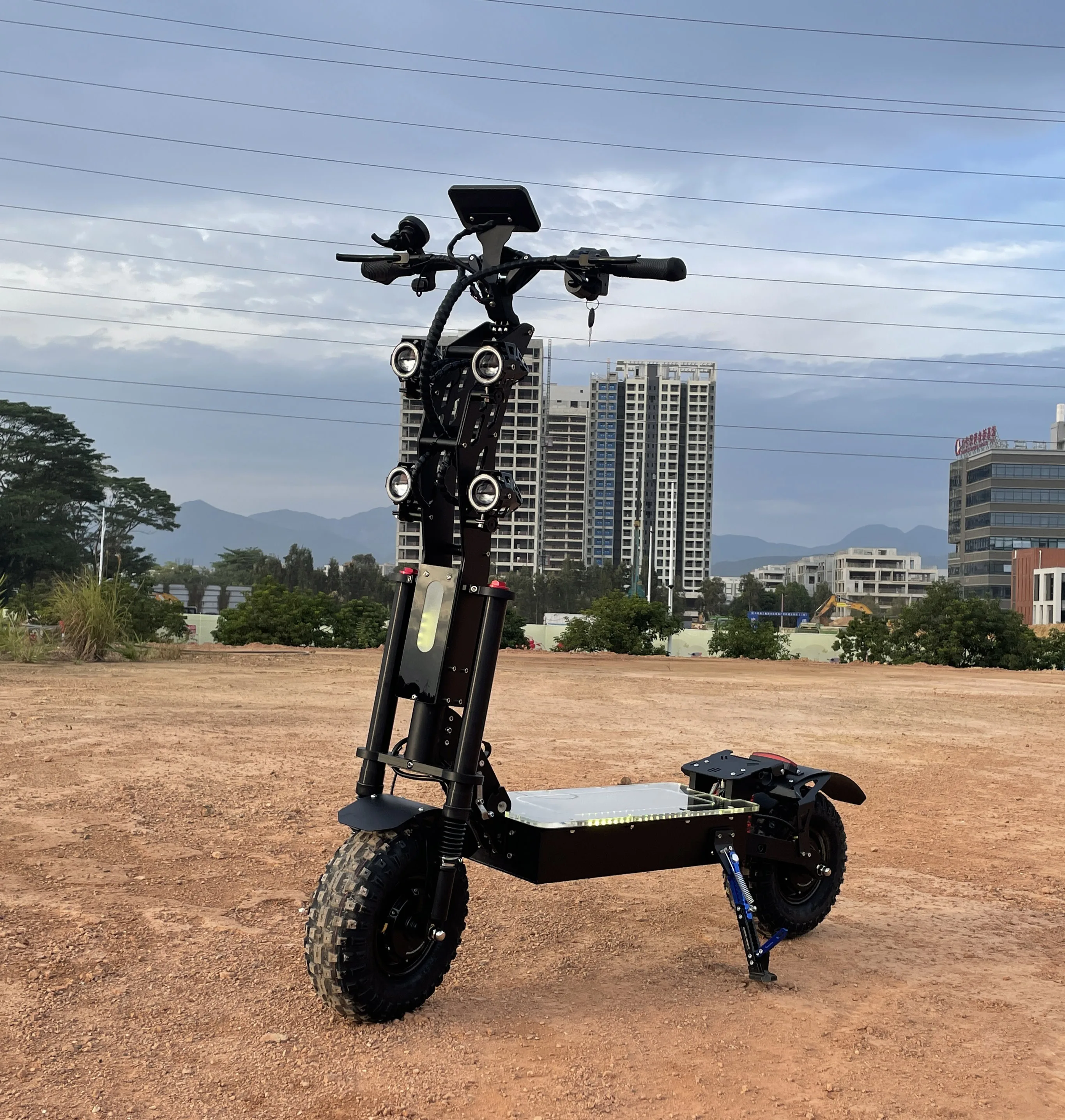 USA Warehouse Electric Scooters FLJ High Power 72V 10000W Top Speed 100-120km/h 14 Inch off Road Tire Scooter