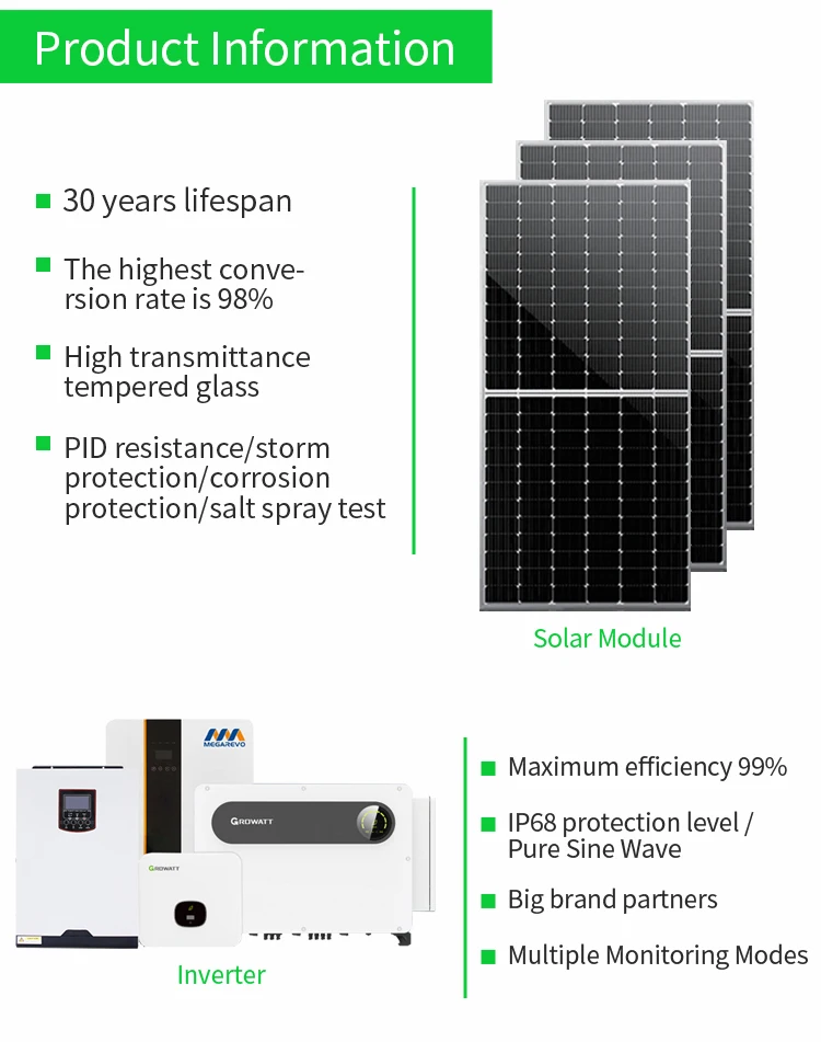 Pv Module Technology 25Kwh 30Kwh On-Grid Ground-Mounted Battery Pack All-In-One Solar Power Battery Energy System supplier