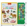 Batería no incluida - Libro de audio con botón lateral de animales de granja LWB412