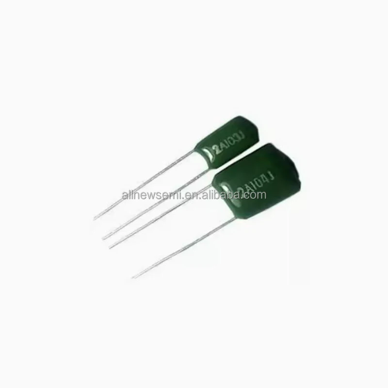 Hot offer new direct insertion polyester capacitor 100V 2A154J 150NF 0.15UF direct insertion