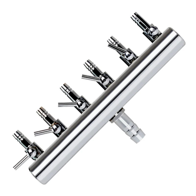 MroMax 4-Way Aquarium Air Line Splitter – 8mm To 4mm Oxygen Tubing Connector For Fish Tanks (5-Pack)