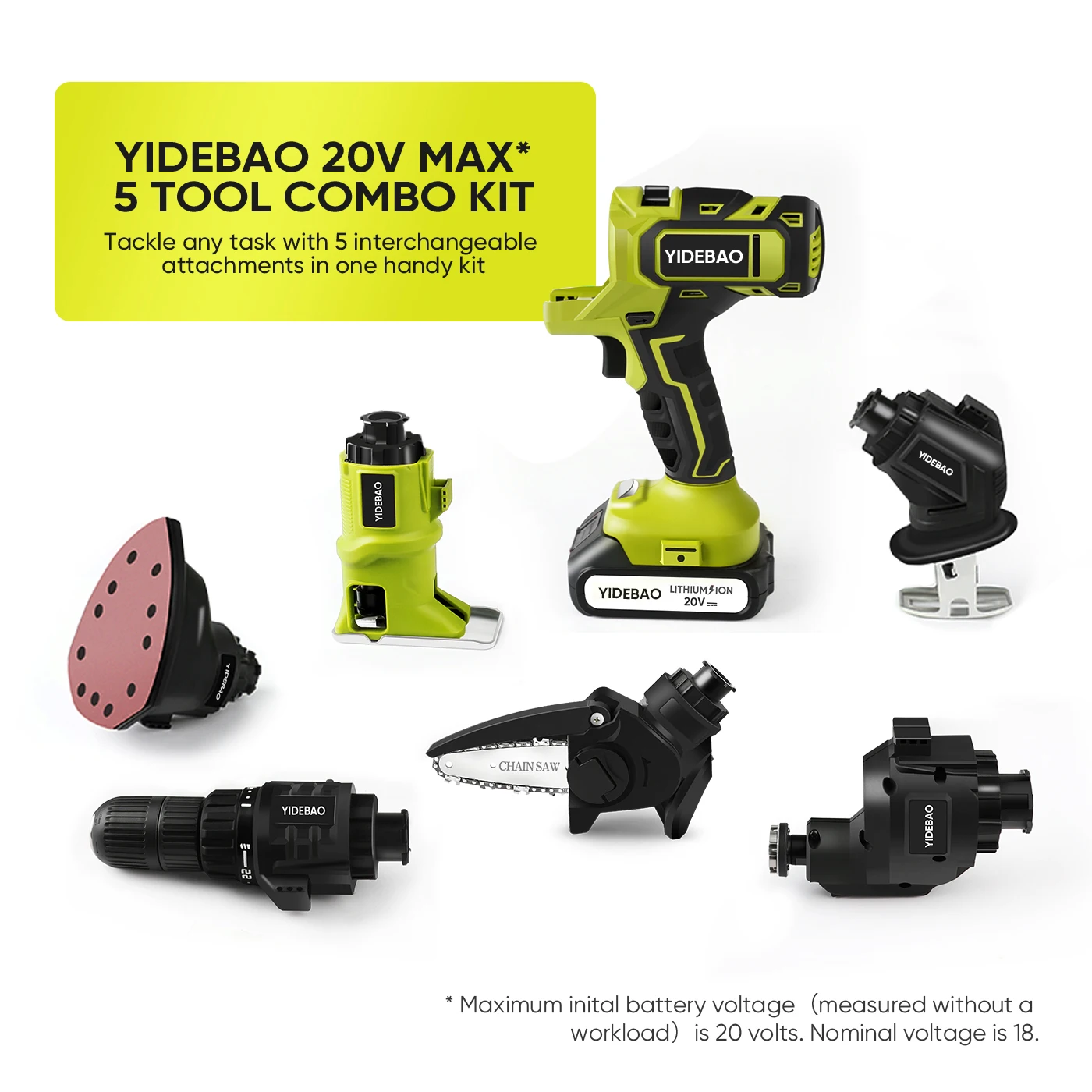 6-Tool Combo Kit, drill, tool, sander