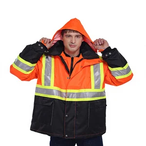 Factory Supply Customized Logo Winter Reflective Workwear for Enhanced Visibility