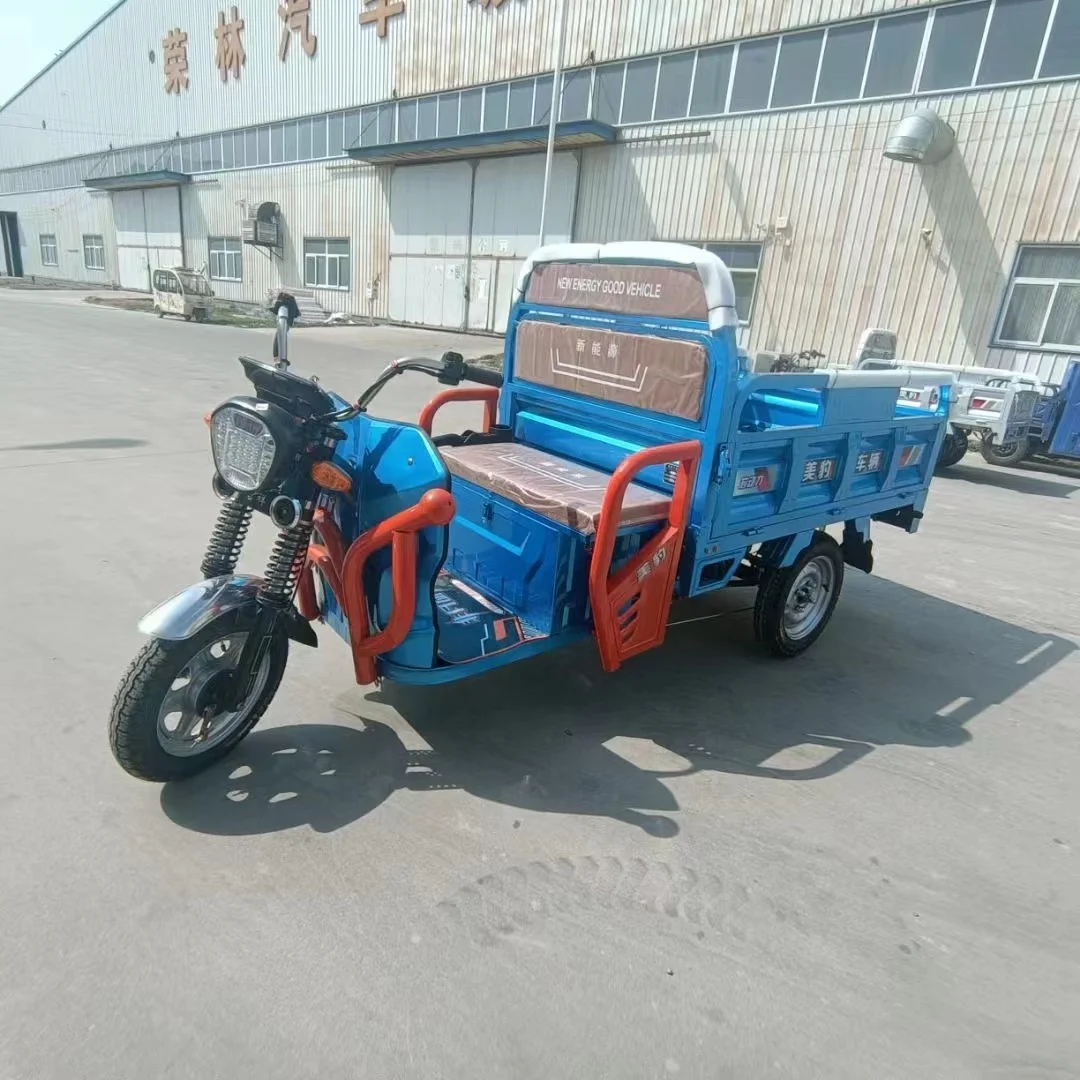 Electric Tricycle Dump Truck High Power Endurance Loading Truck 