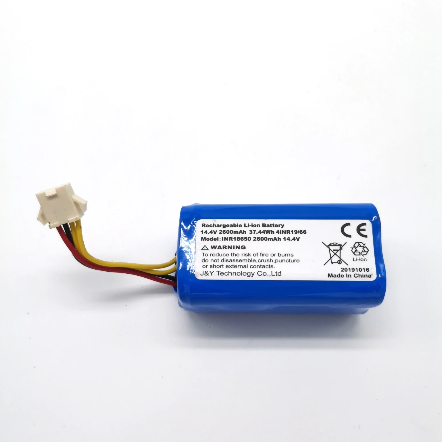 リチウムイオン電池14.8v 2.6ah 18650 4S1Pロボット掃除機