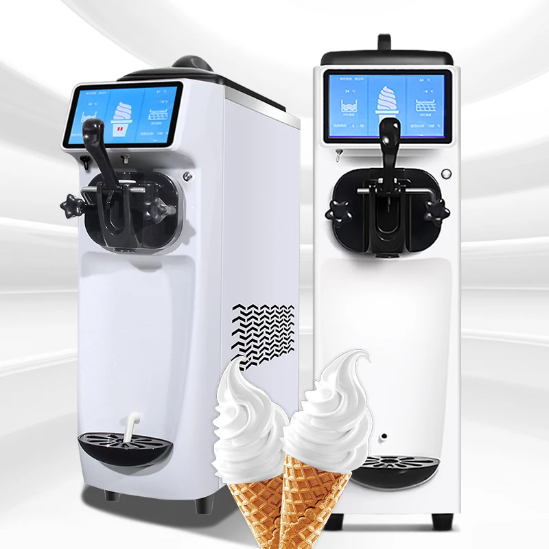 GSEICE Commercial Soft Serve Ice Cream Maker Machine ST16RELW