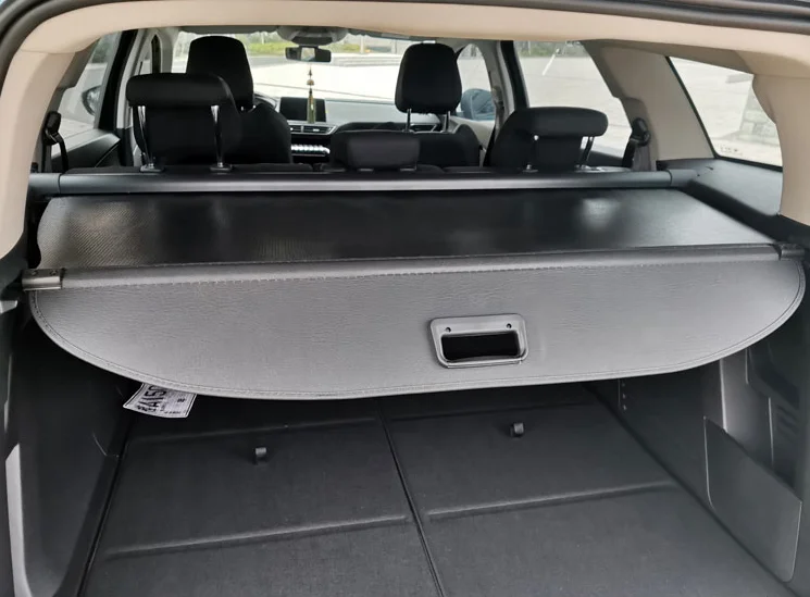Tablette Coffre Arrière TENREV Pour Peugeot 5008 2017-2022 - Store Rétractable Cache-Bagages - Toile Alliage