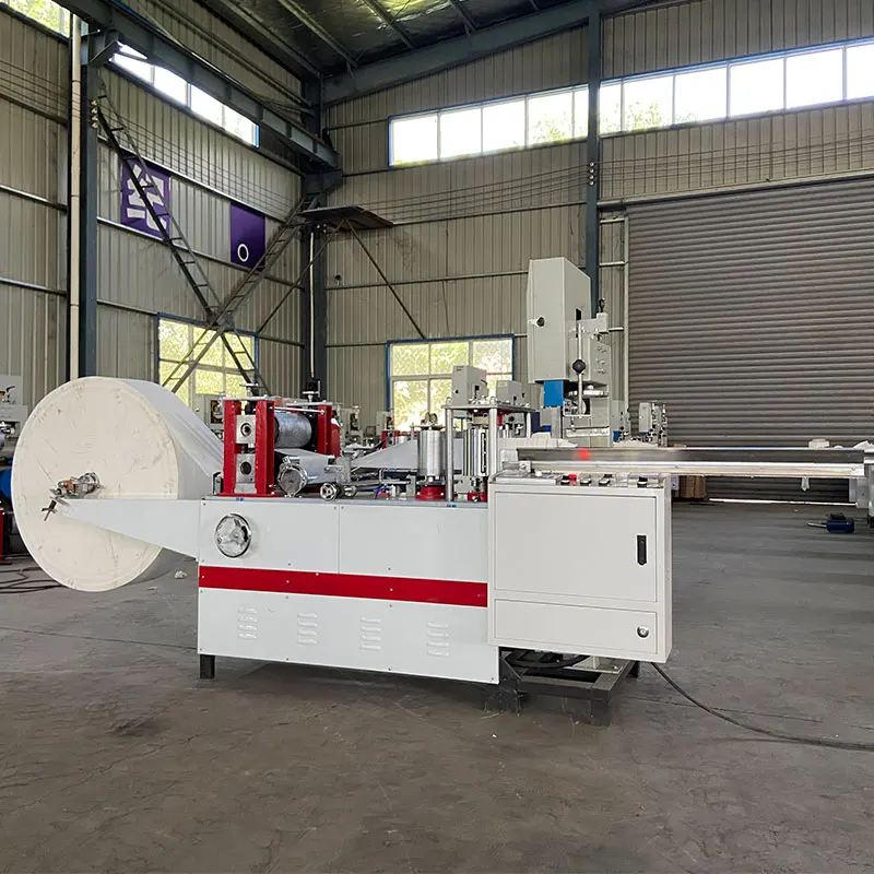 Machines for Small Businesses Napkin Tissue Paper Making Machine with Customized Color Napkin Printing Machine