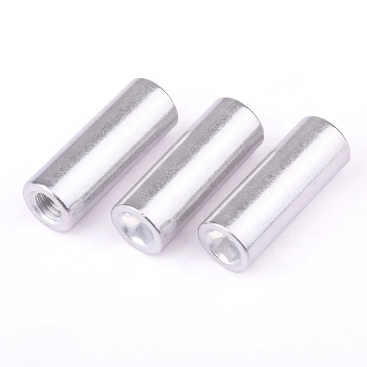 Non-standard customization internal thread nut sleeve 6063 aluminium passivation for electronics